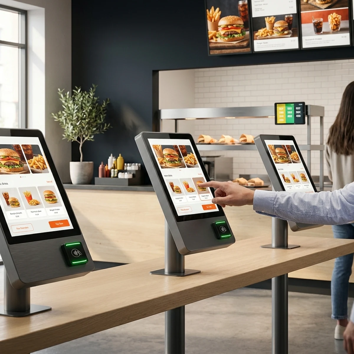 Self-Service Kiosks vs. Traditional Counters: Reducing Labor Bottlenecks in Fast-Casual Dining