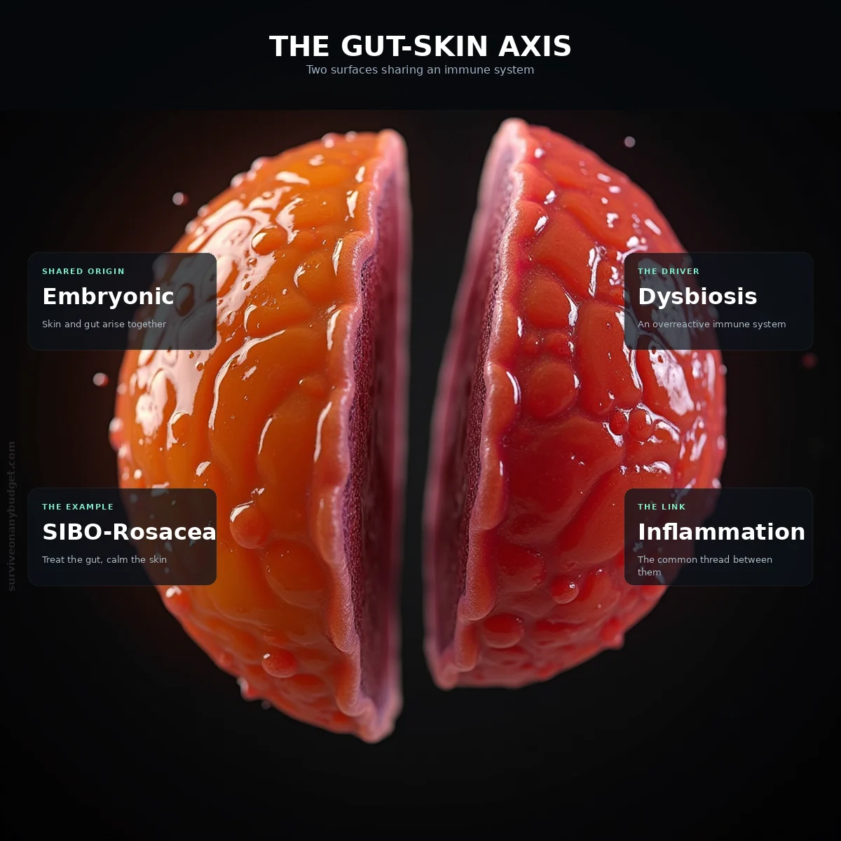 The Gut-Skin Axis: Why Adult Acne and Rosacea Are Intestinal Distress Signals
