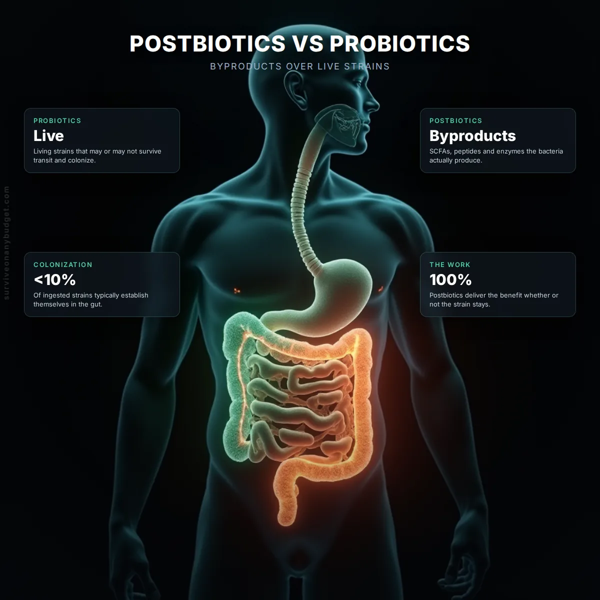 Postbiotics vs. Probiotics: Why Bacterial Byproducts Matter More Than Live Strains