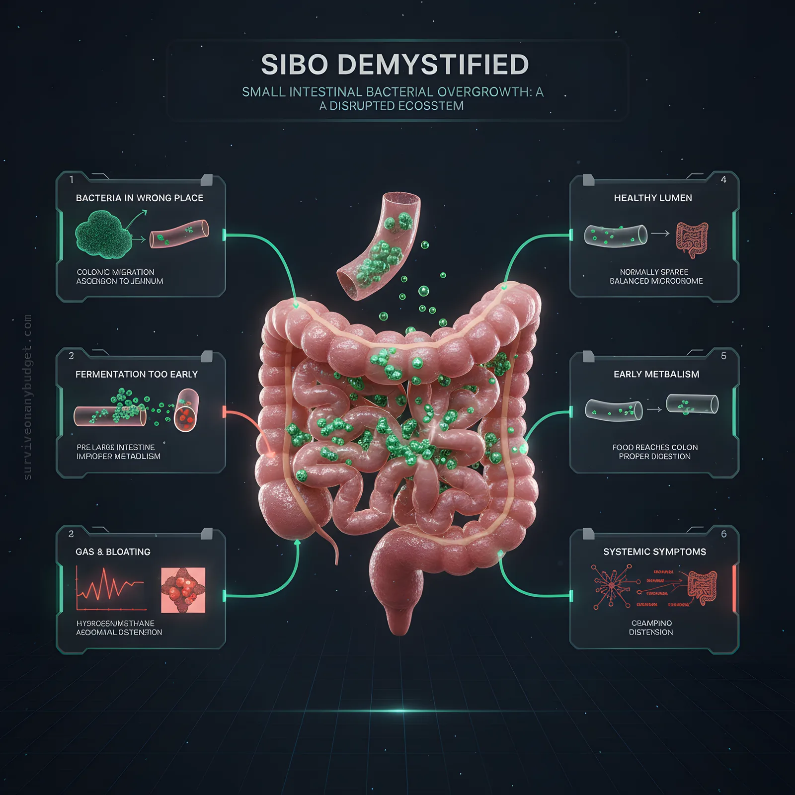 SIBO Demystified: Why Healthy High-Fiber Foods Cause Sudden Distension