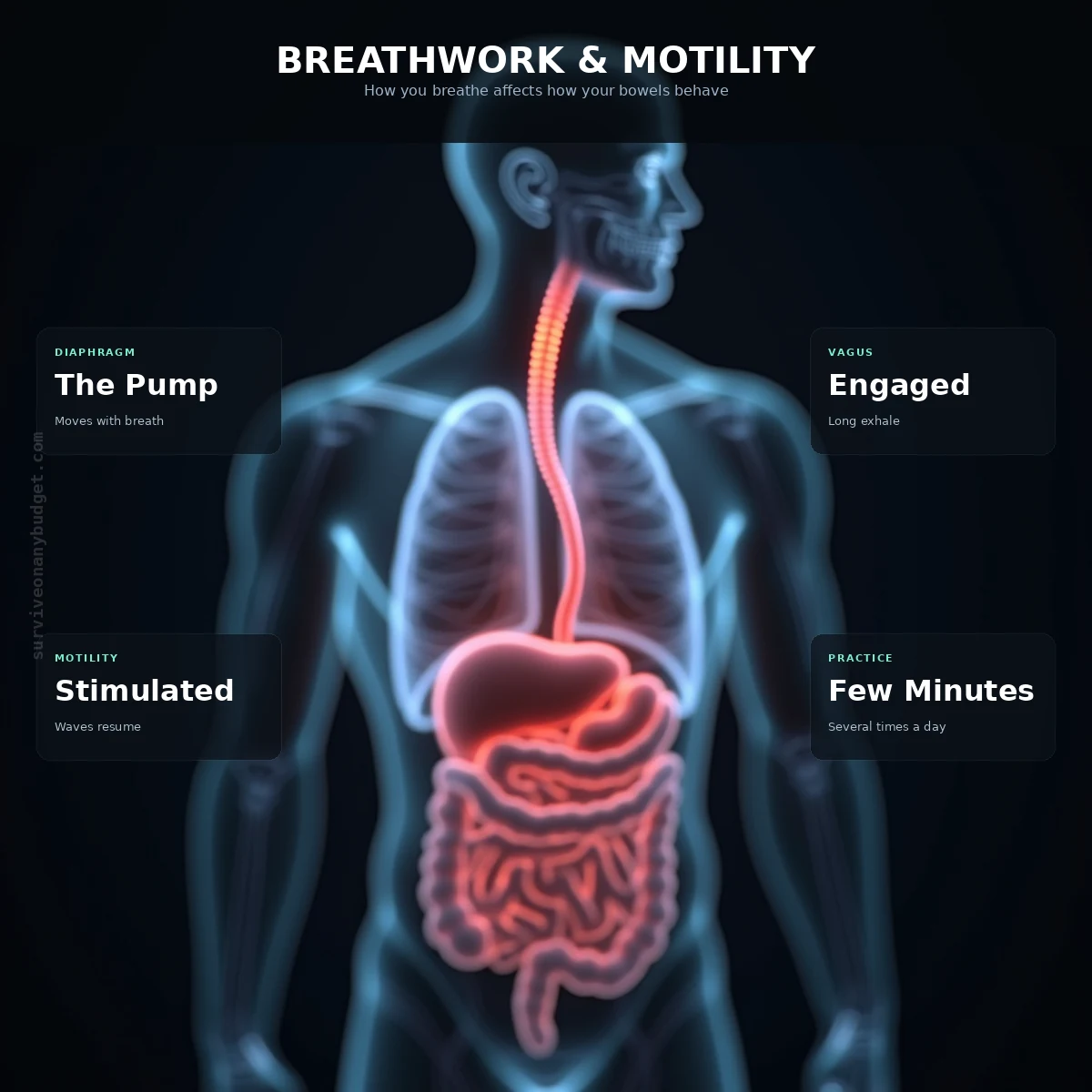 Breathwork Protocols for Motility and Constipation Relief
