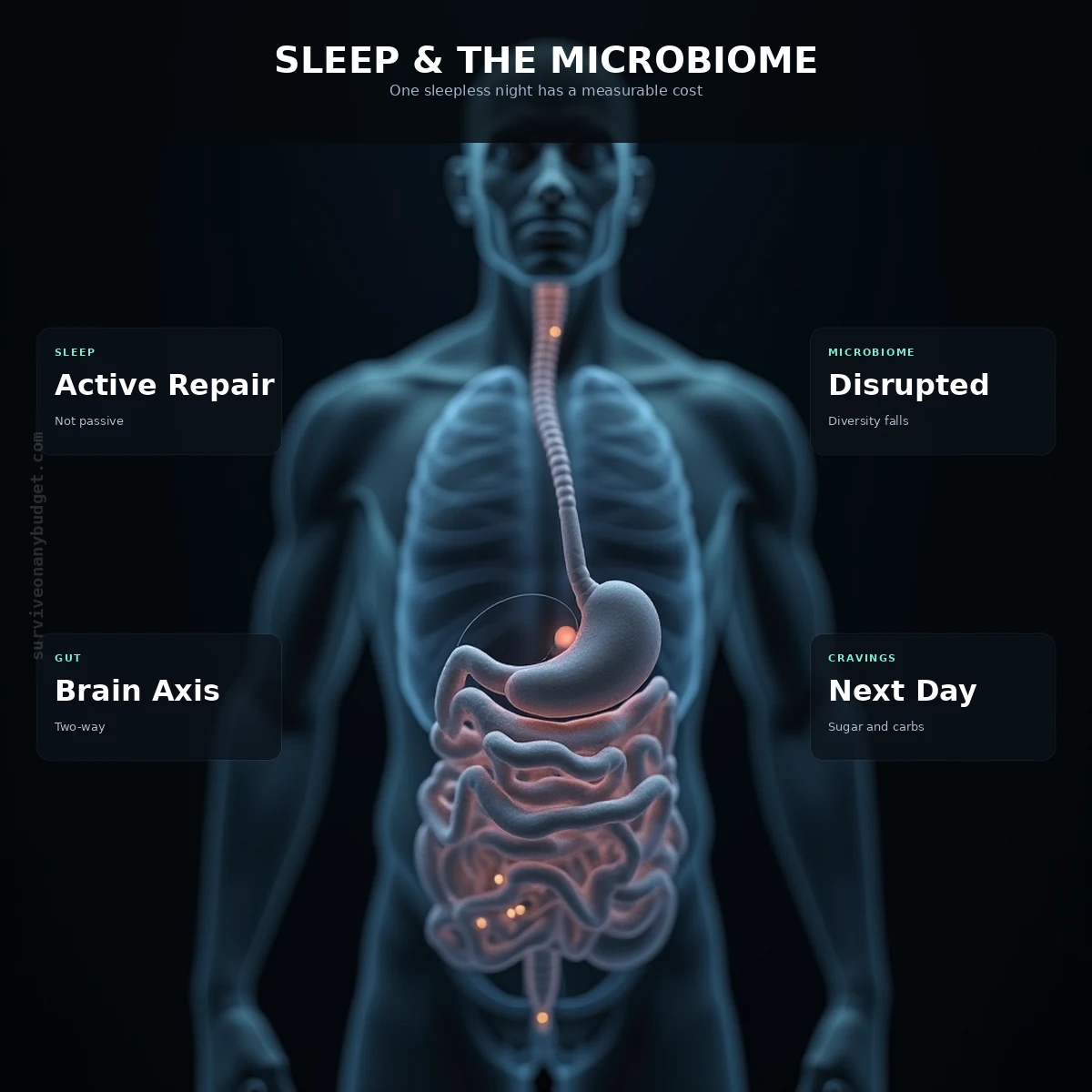 Sleep Deprivation & The Microbiome: The Cost of One Sleepless Night