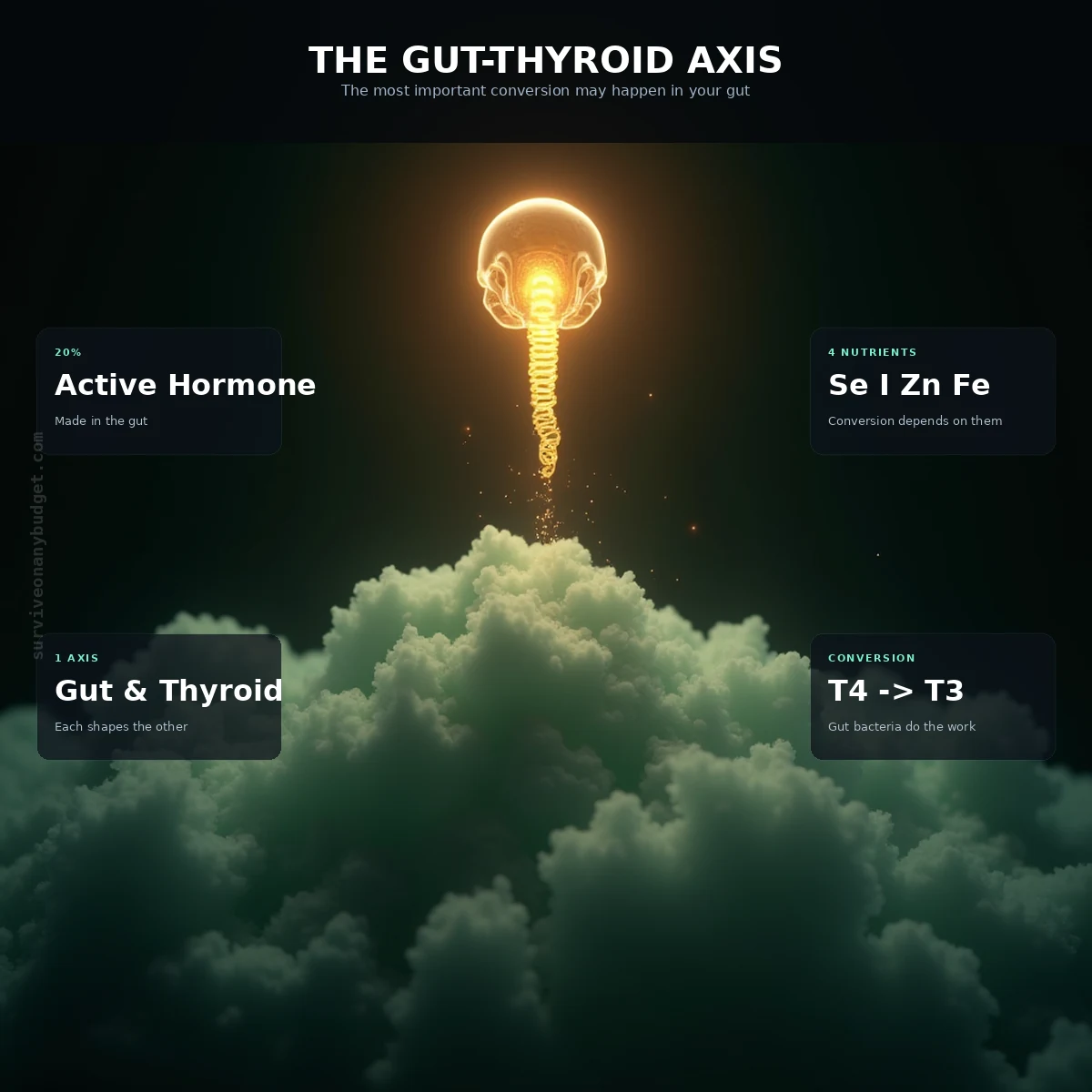 The Gut-Thyroid Axis: Why 20% of Active Thyroid Hormone Depends on Healthy Microbes
