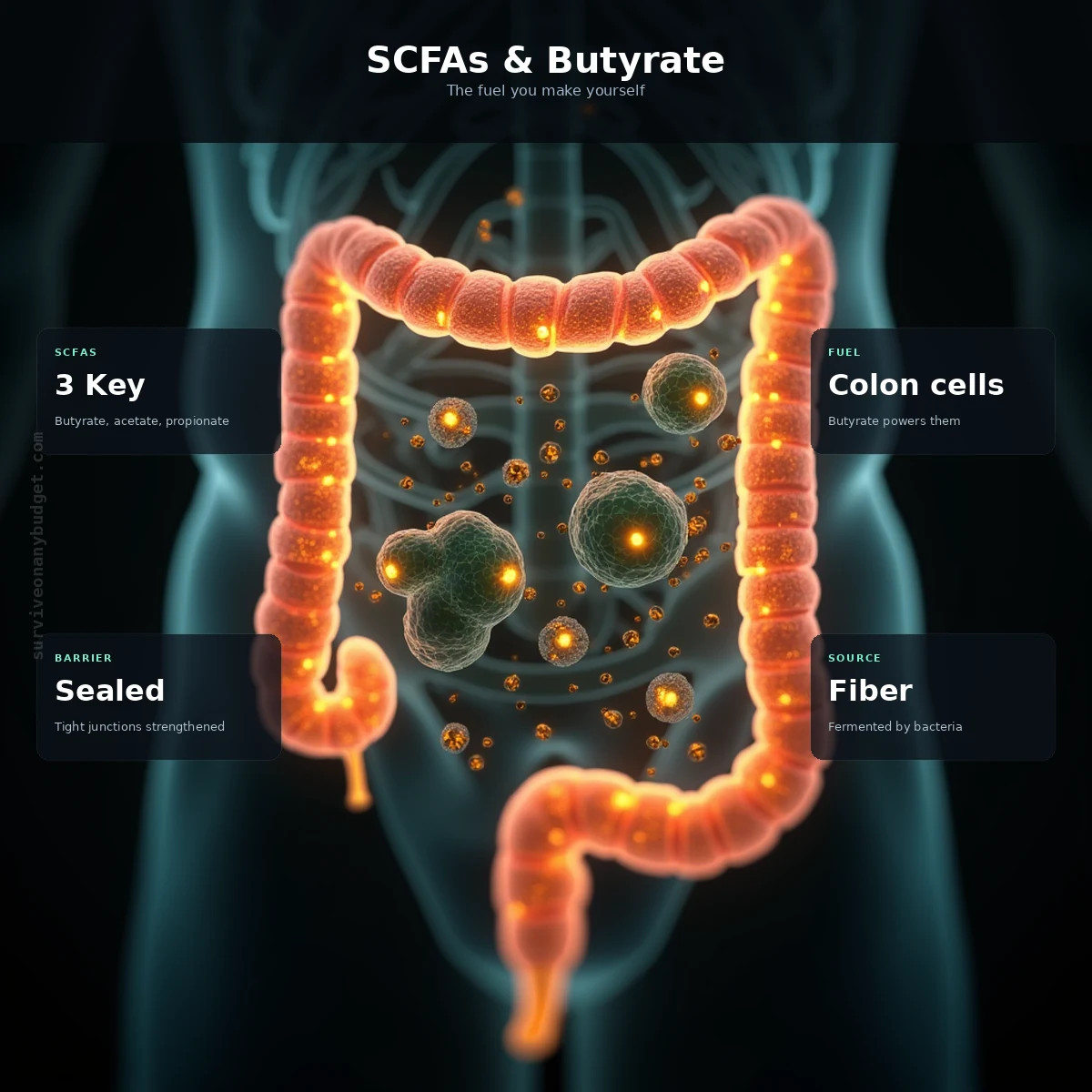 Short-Chain Fatty Acids (SCFAs): How Butyrate Fuels Cellular Energy