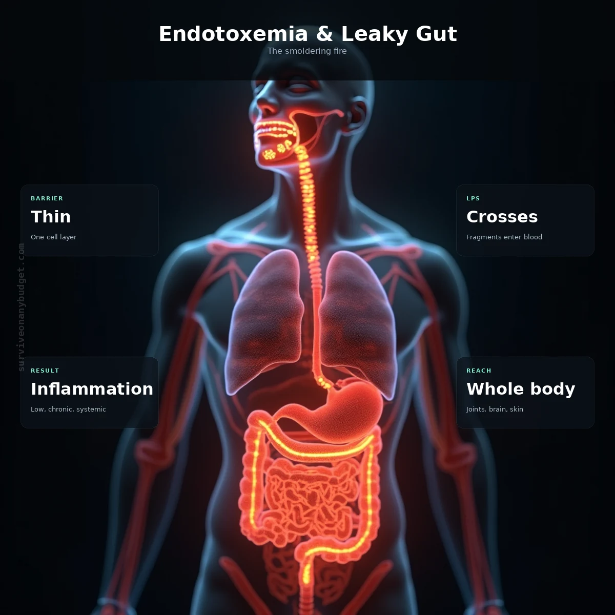 Systemic Inflammation: Endotoxemia and Leaky Gut Explained